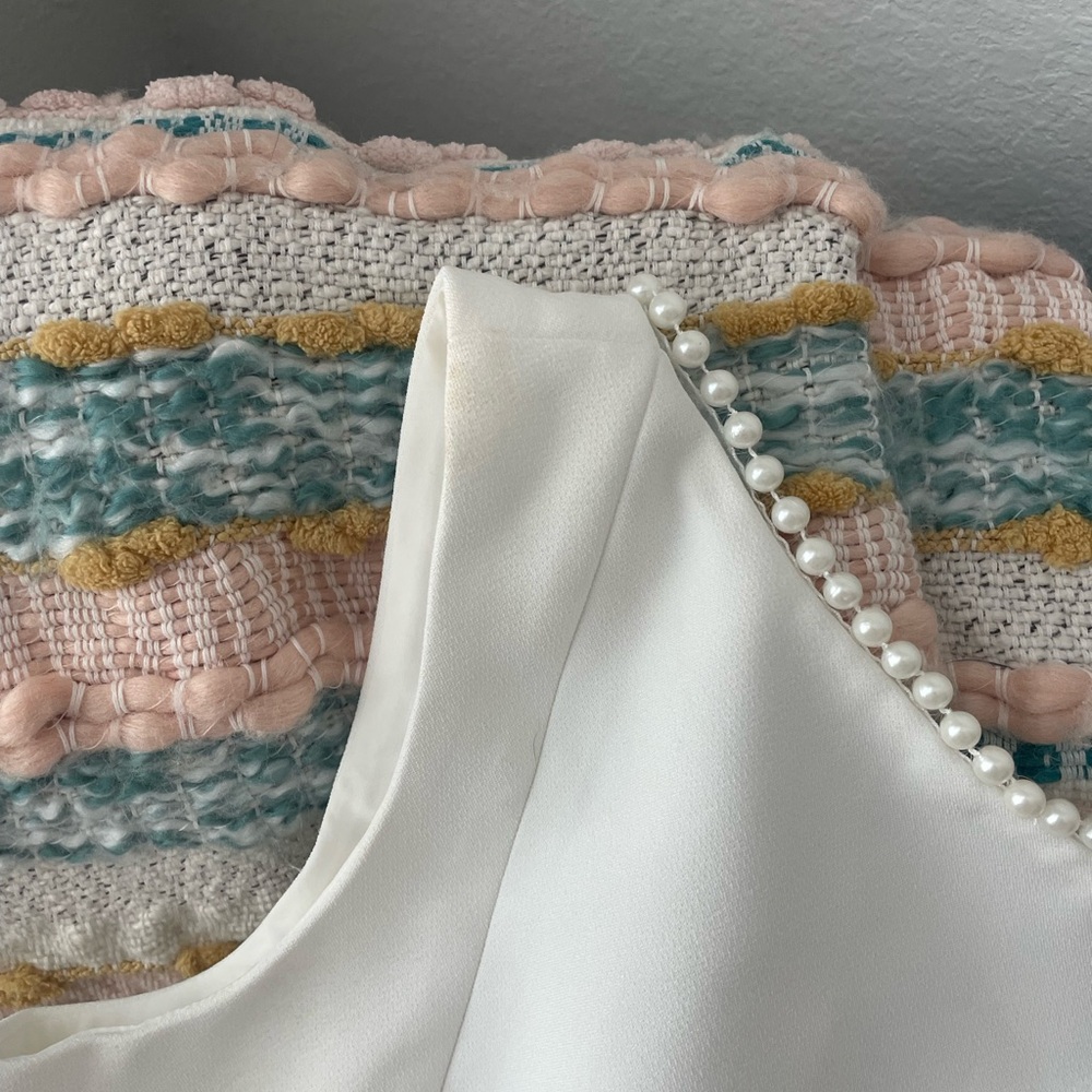 CARRIE MINI DRESS - IVORY - Picture 6 of 10